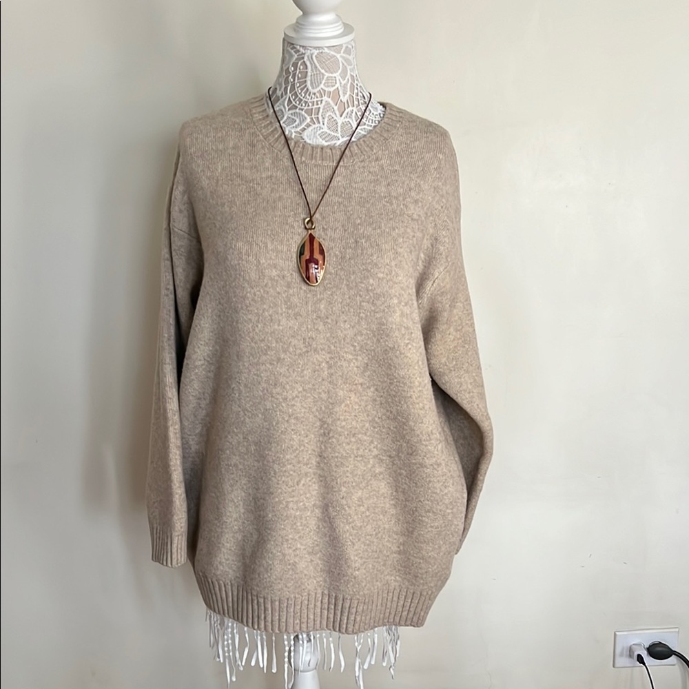 Elegant Beige Sweater